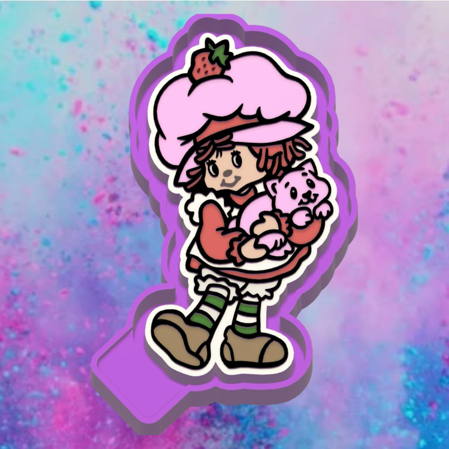 Strawberry Shortcake car freshie mold.