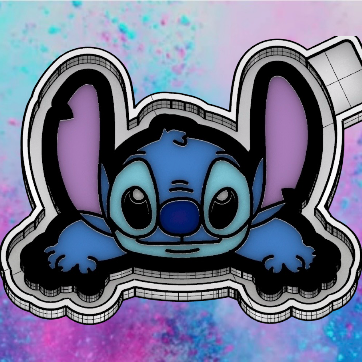 Stitch car freshie mold.