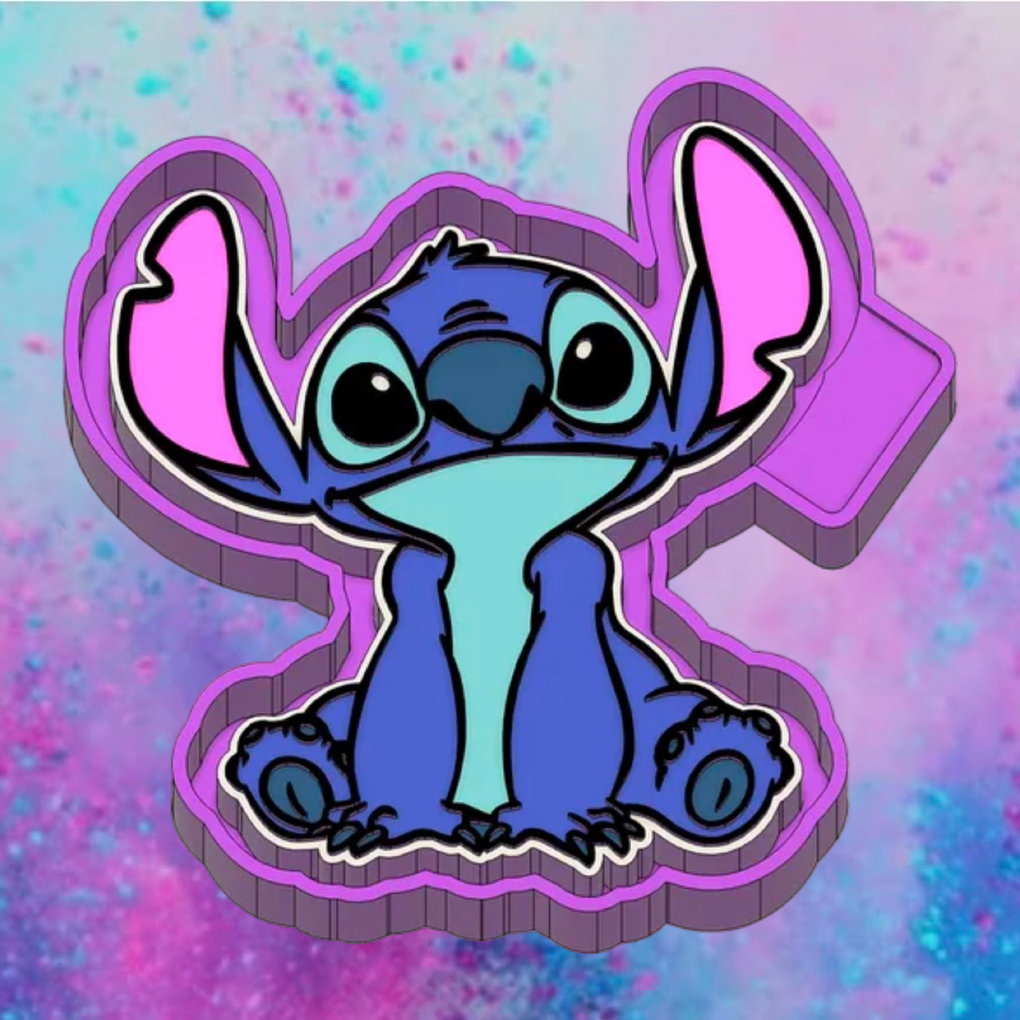 Cute Stitch car freshie mold.