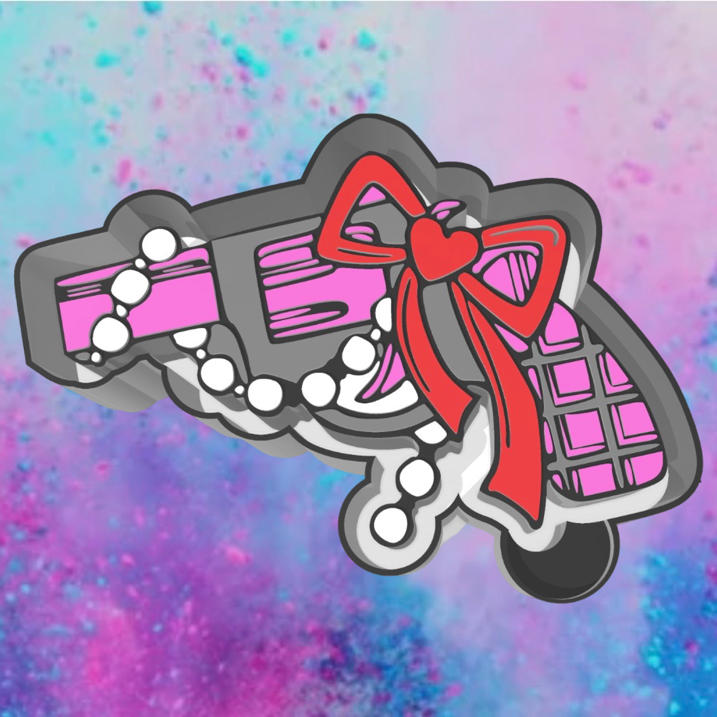 Pretty pew pew car freshie mold.