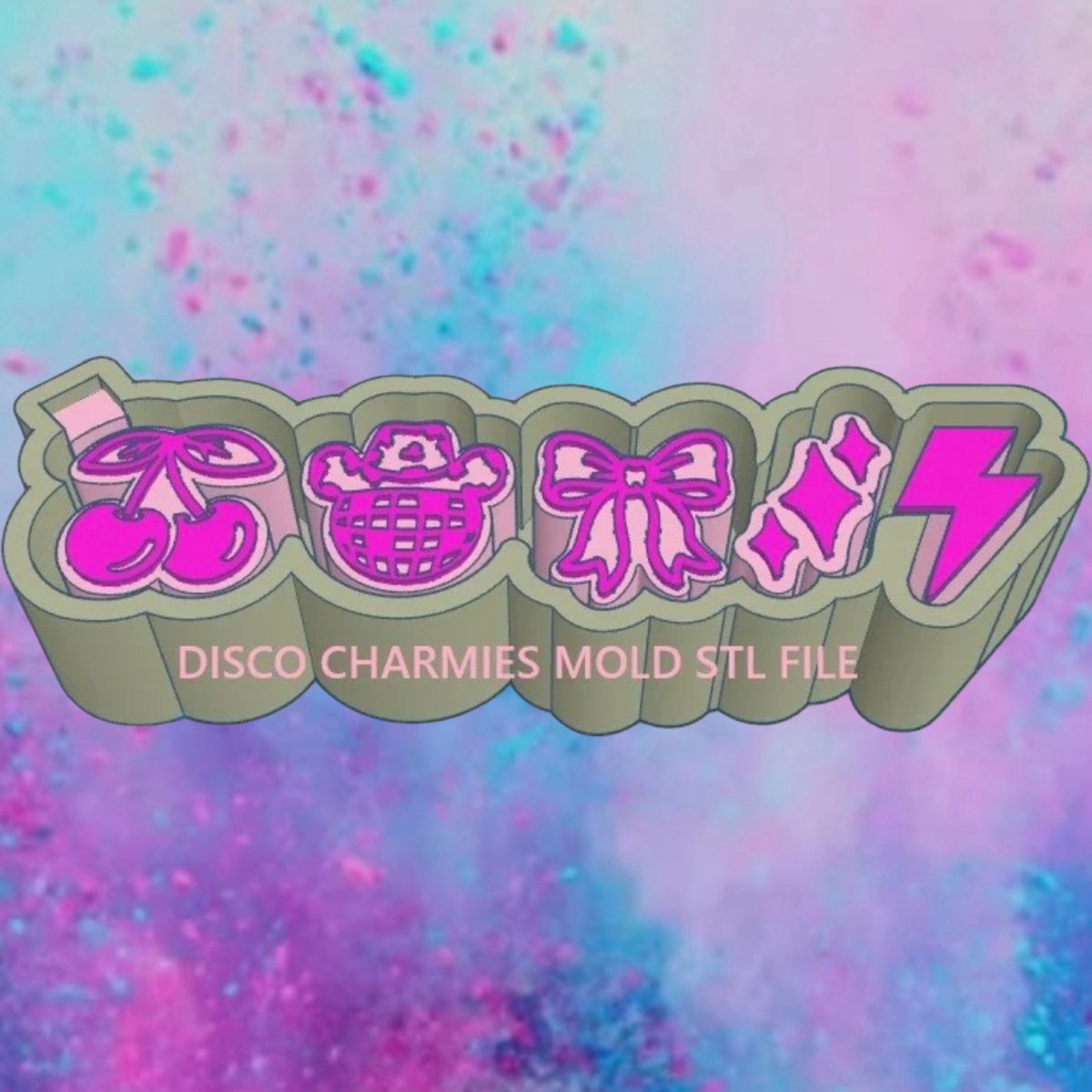 Disco freshie charms mold