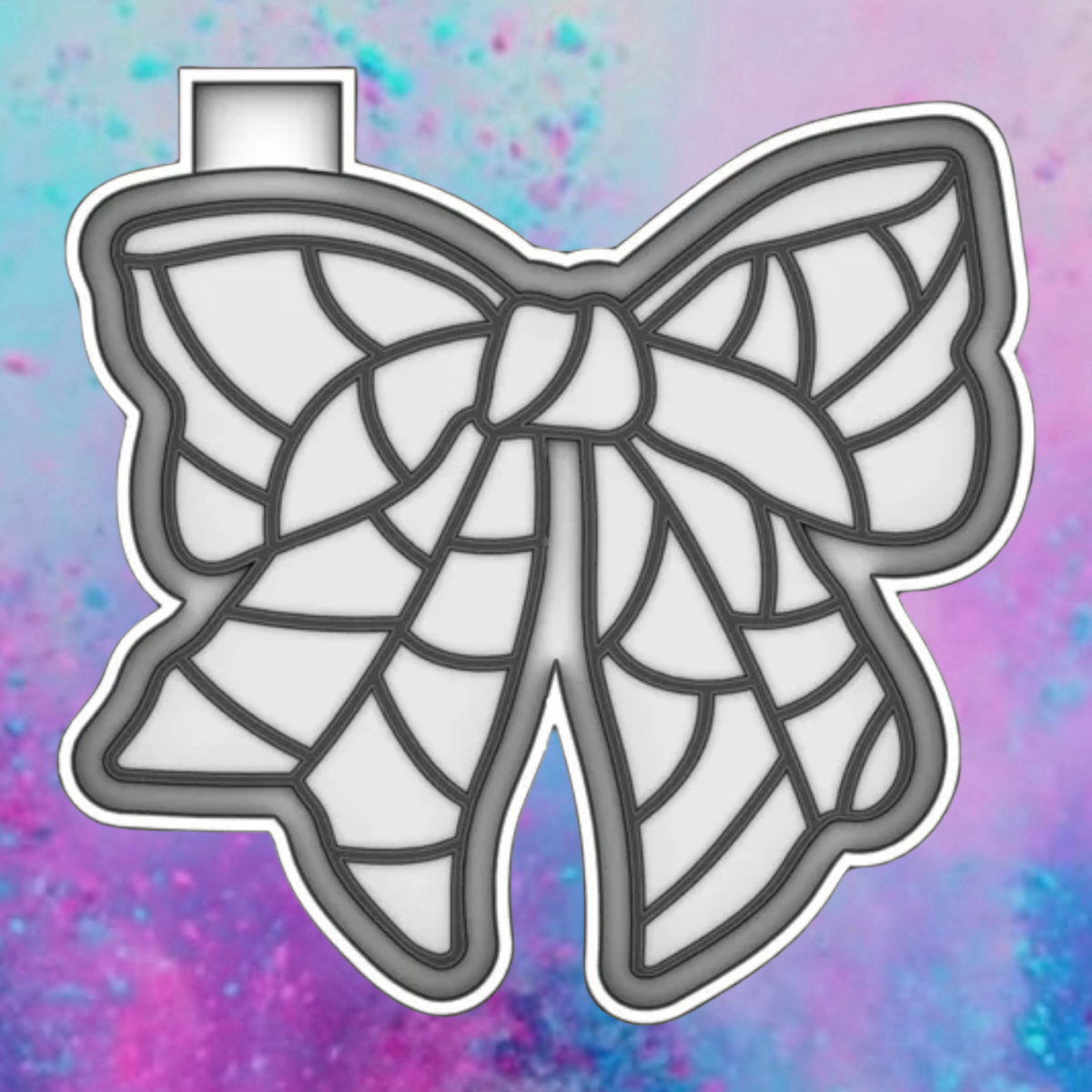 Volleyball bow freshie mold