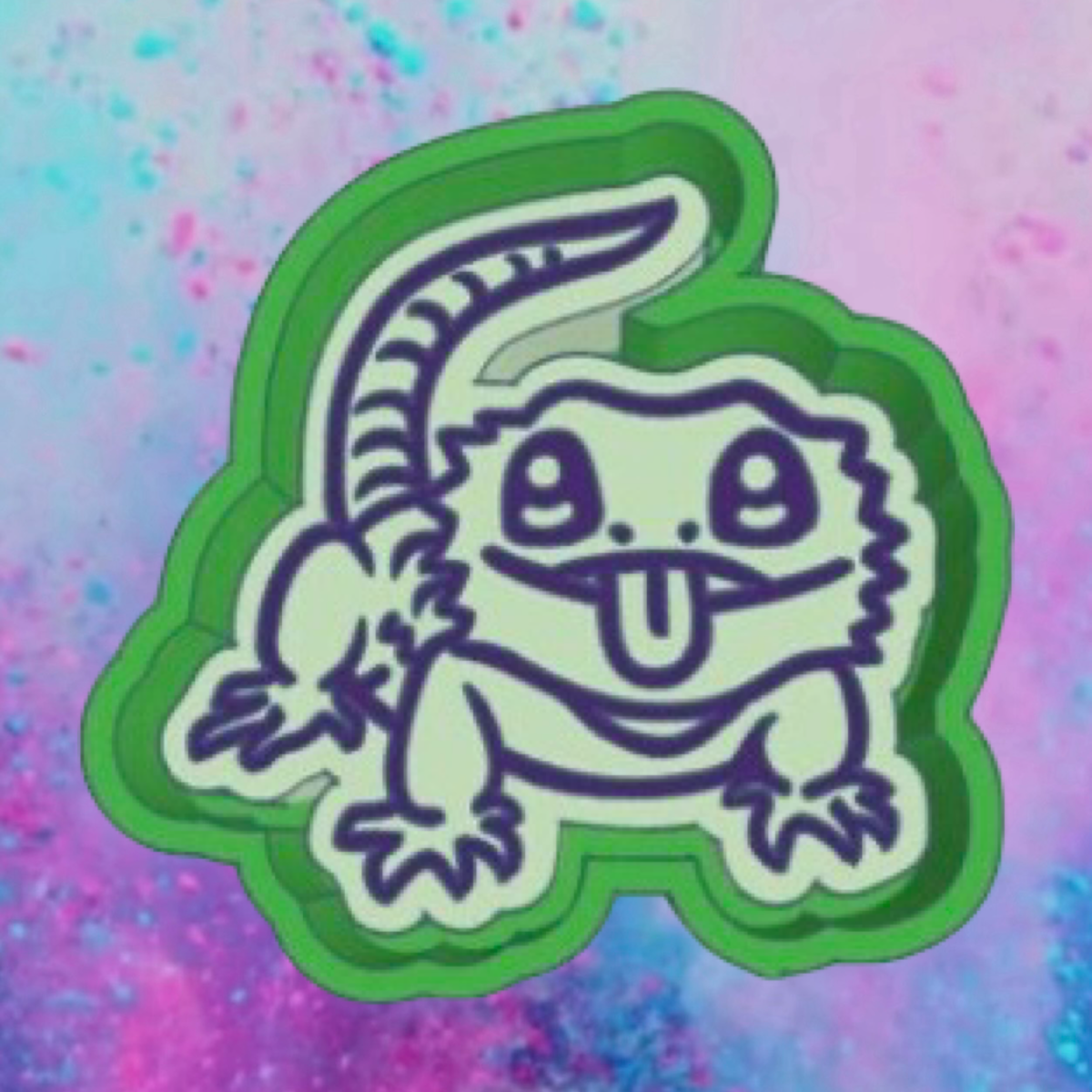 Bearded dragon freshie mold