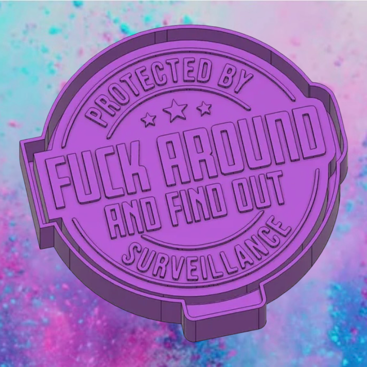 Protected by fuck around car freshie mold.