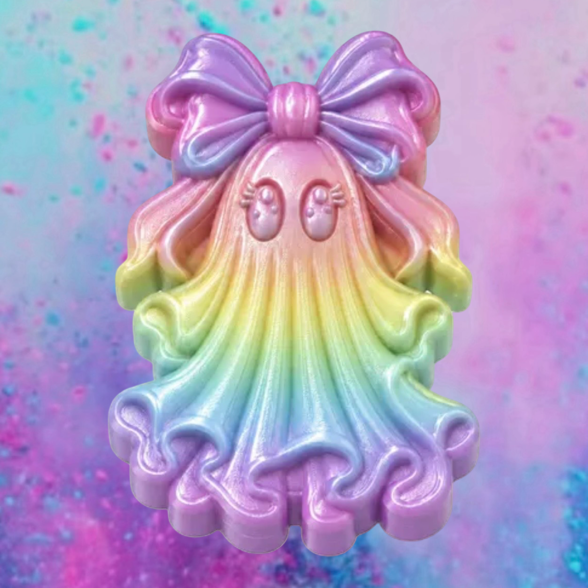 3D coquette ghost freshie molds.