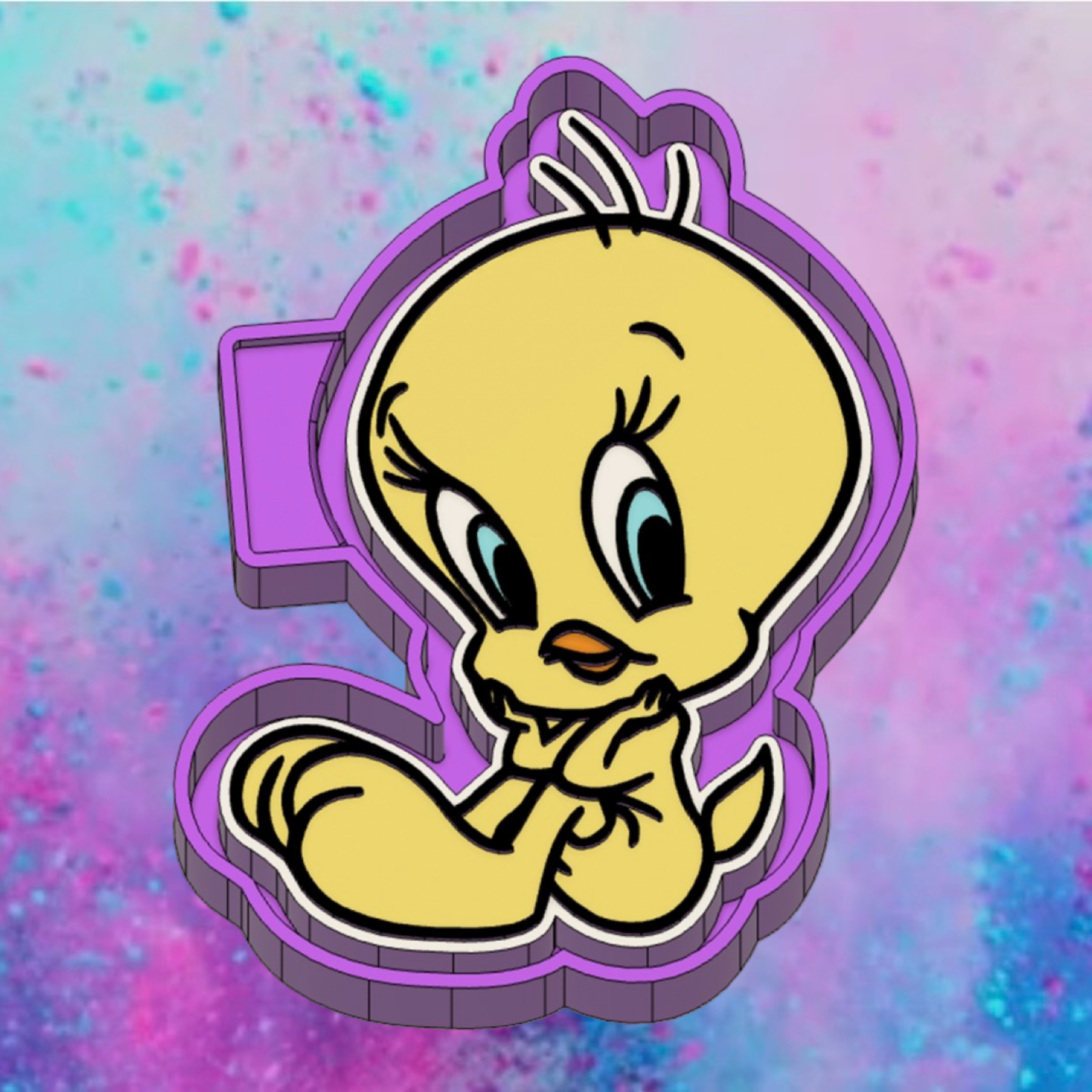 Tweety bird car freshie mold.