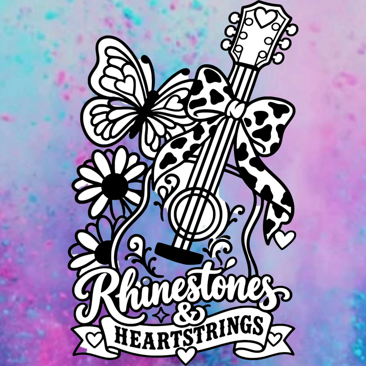 Rhinestone and Heartstrings freshie mold