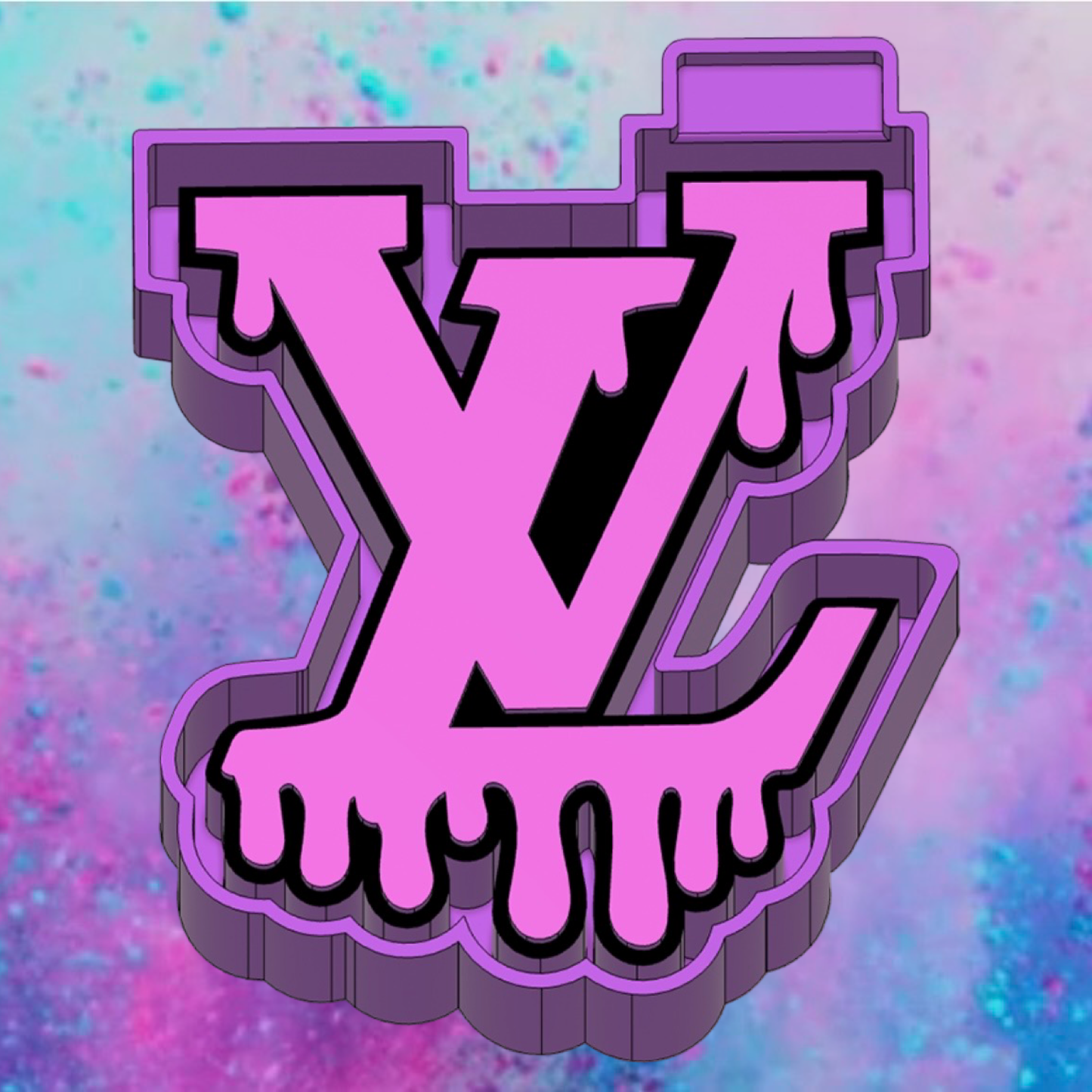 LV drip car freshie mold.