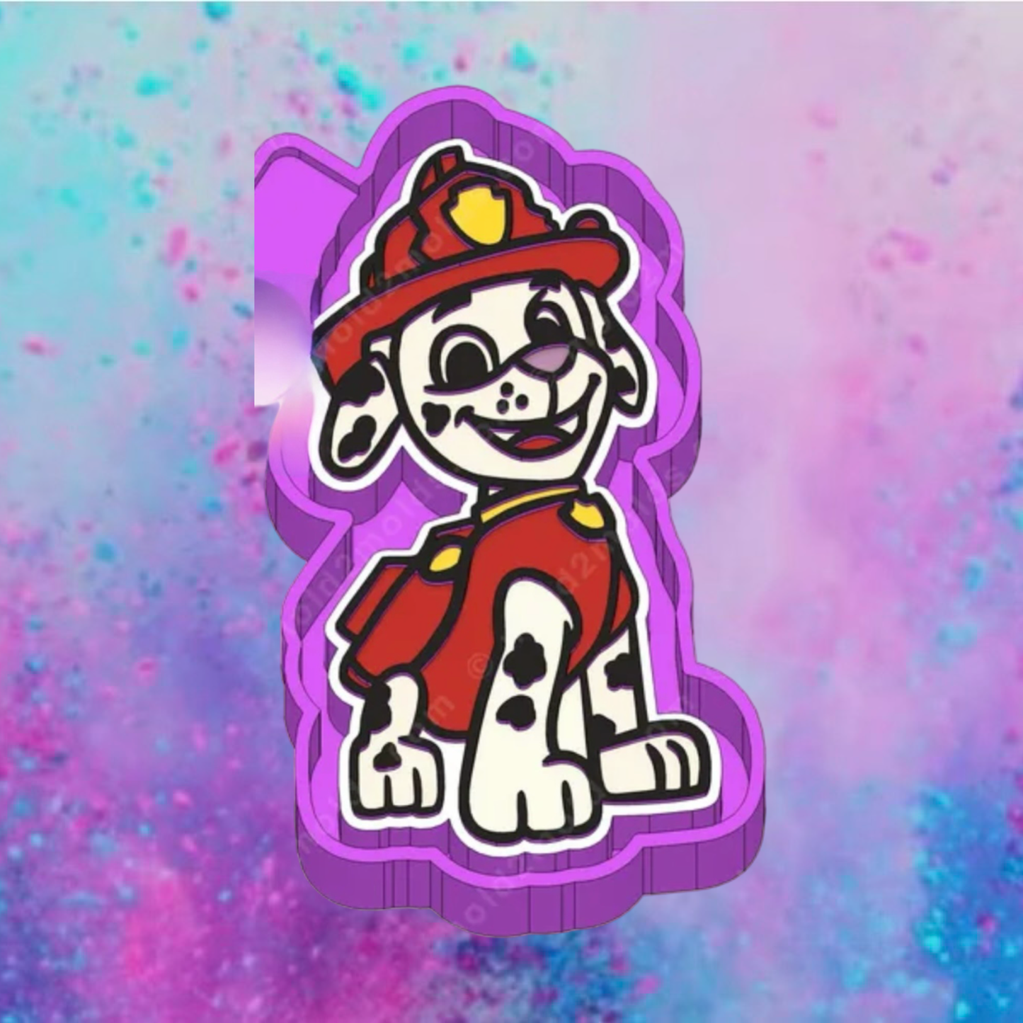 Paw patrol car freshie mold.