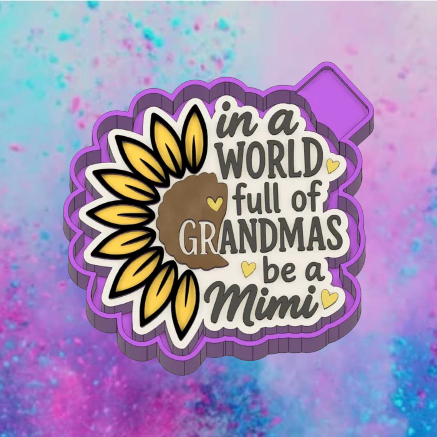 Mimi car freshie mold.