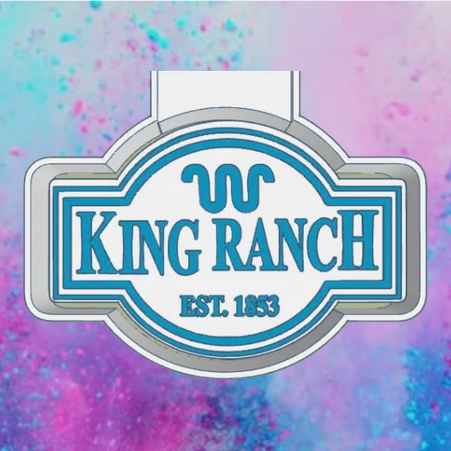 King Ranch car freshie mold. B