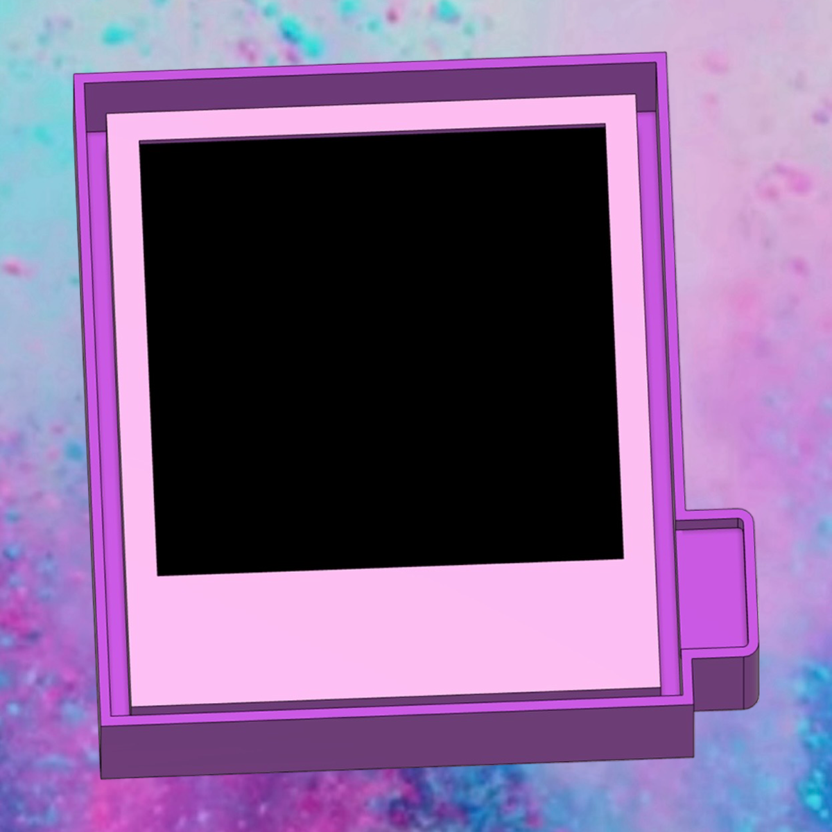 Square cardstock car freshie mold.