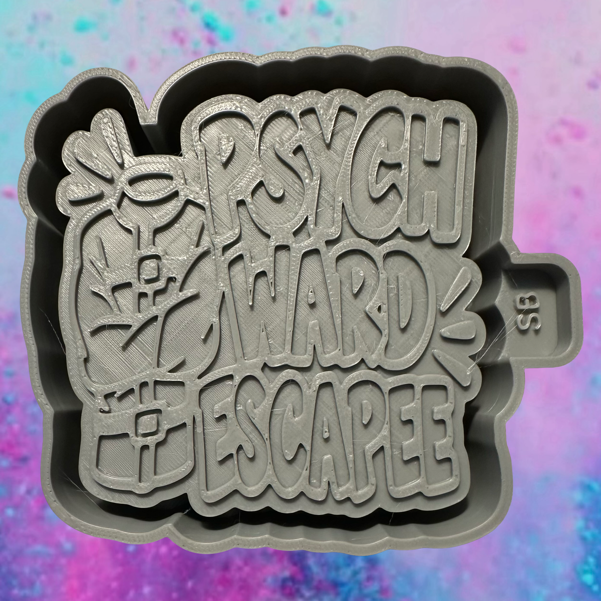 Psych ward car freshie mold.