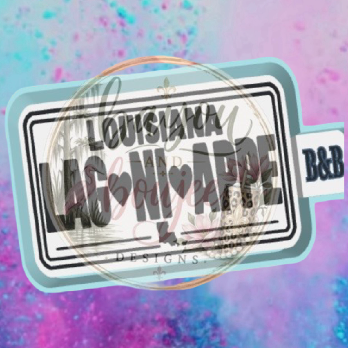 Louisiana Lag Ni Appe car freshie mold.