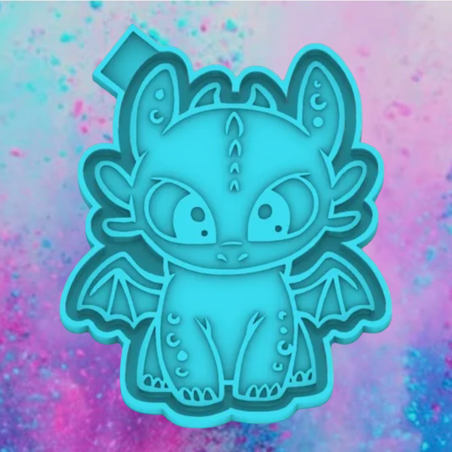 Baby dragon car freshie mold