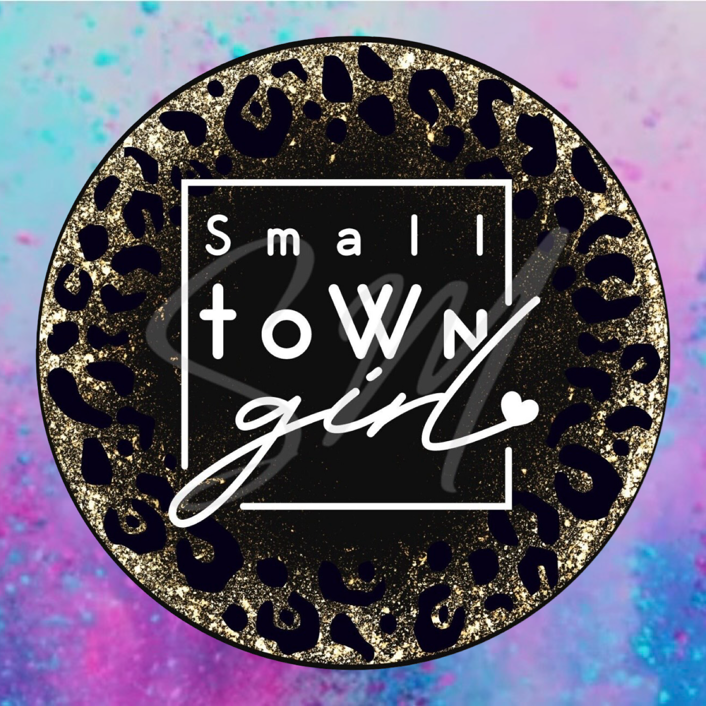 Small town girl cardstock
