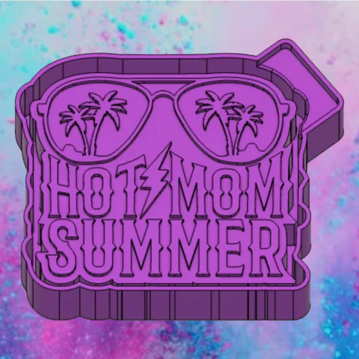 Mom hot summer car freshie mold