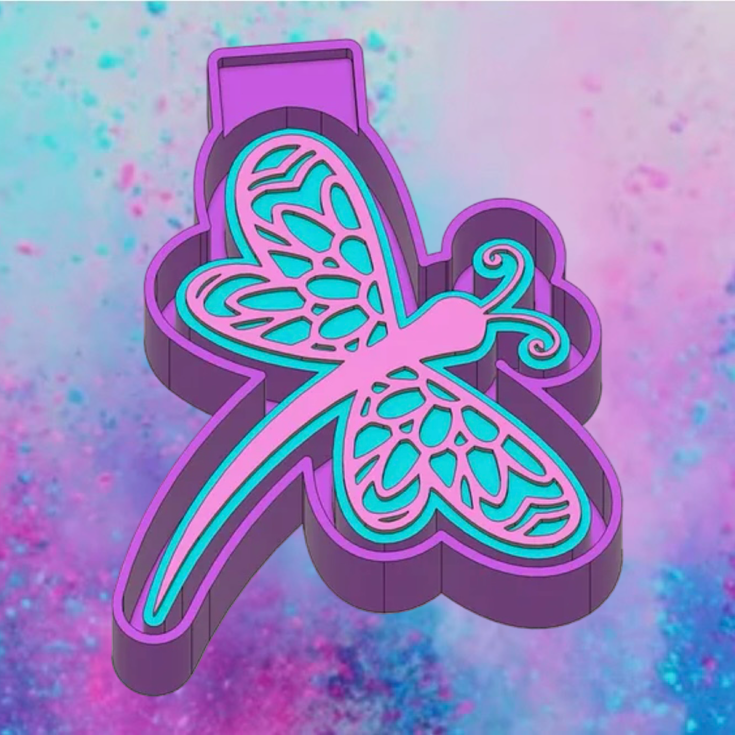 Dragonfly car freshie mold