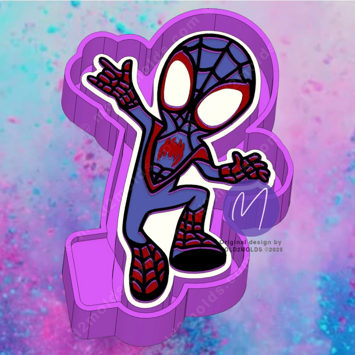 Spiderman freshie mold