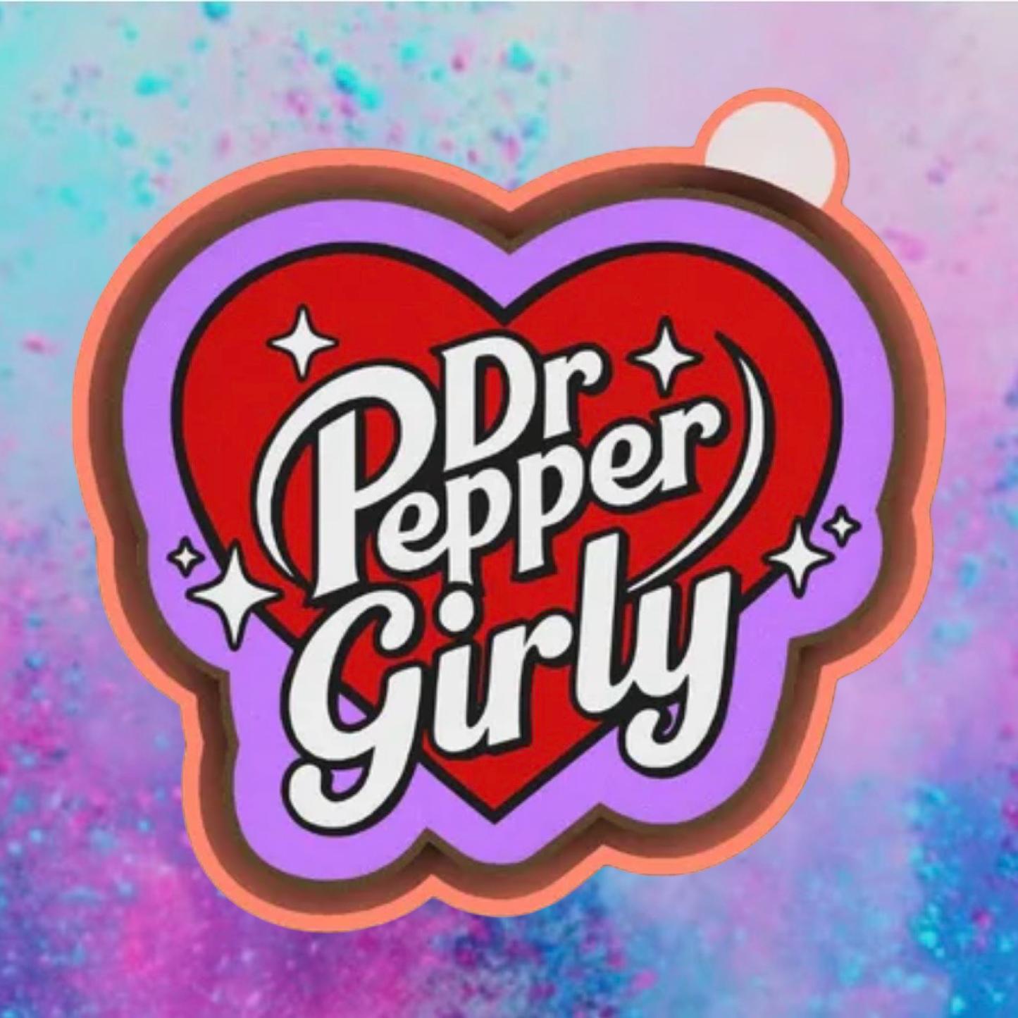 Dr. Pepper girly car freshie mold