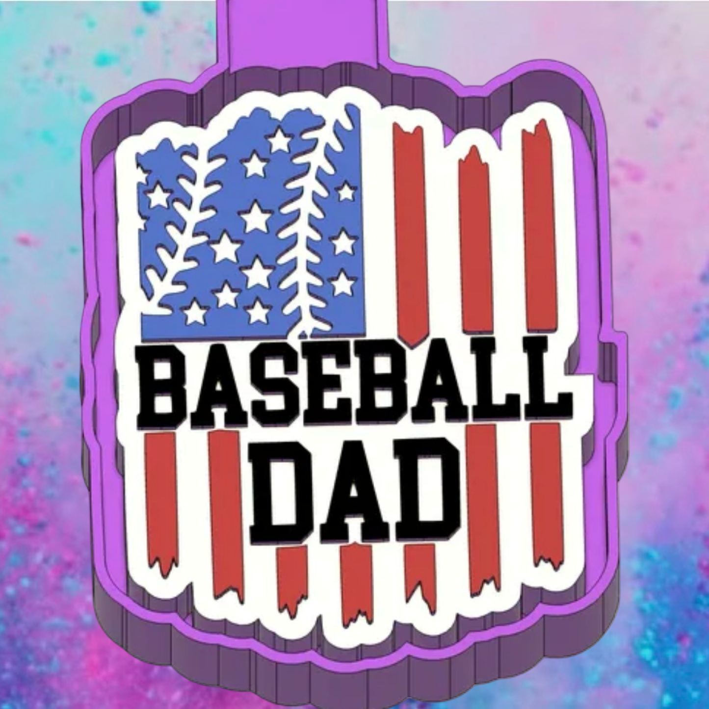 Baseball Dad freshie mold