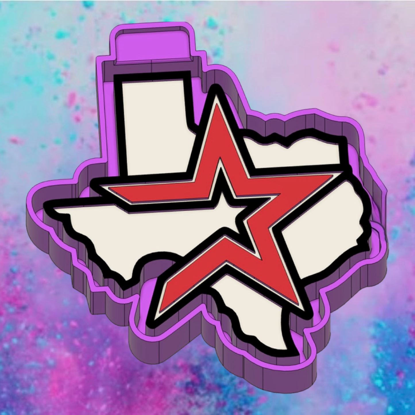 Texas Star freshie mold