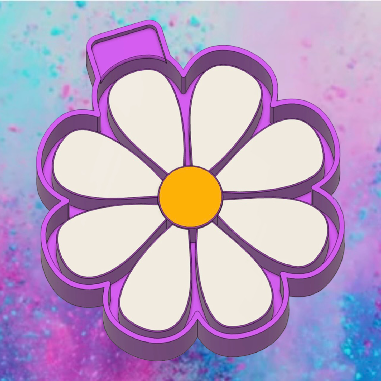 Daisy car freshie mold