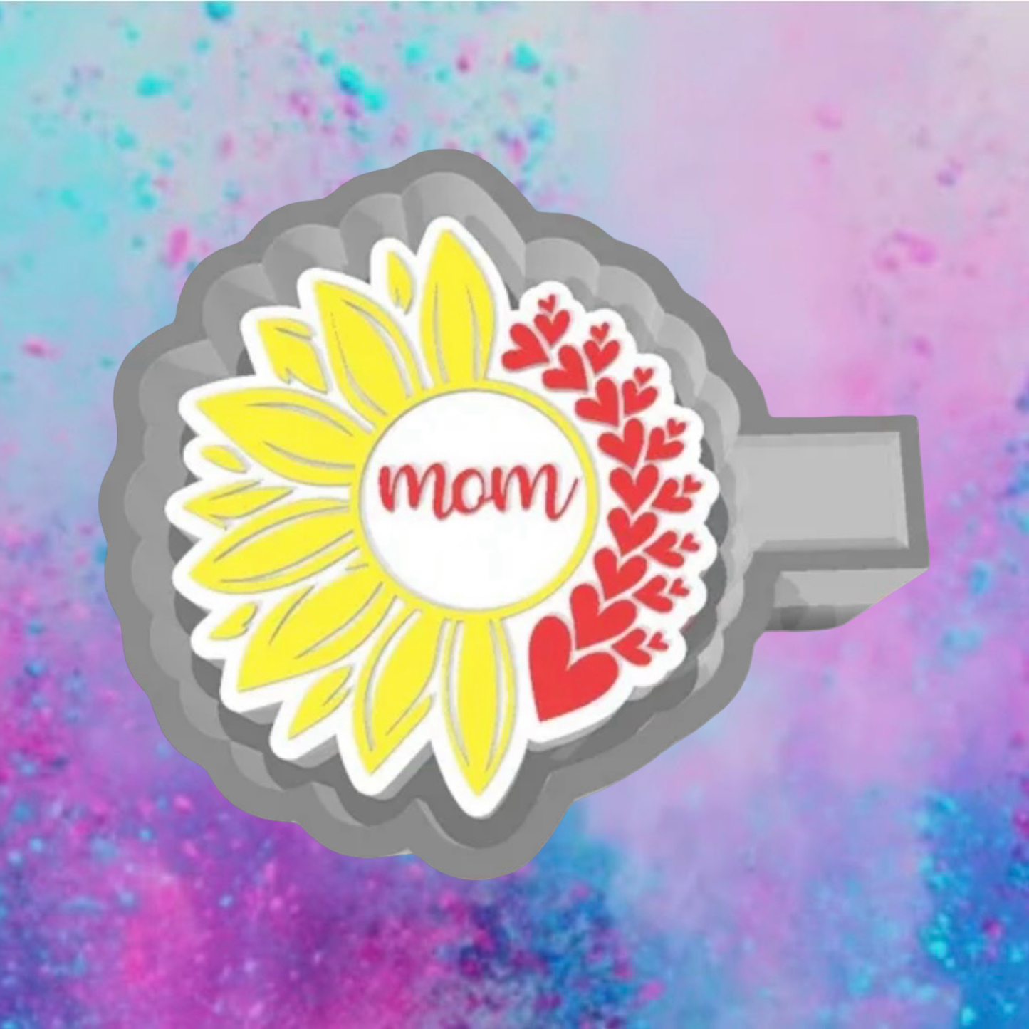 Mama heart sunflower freshie