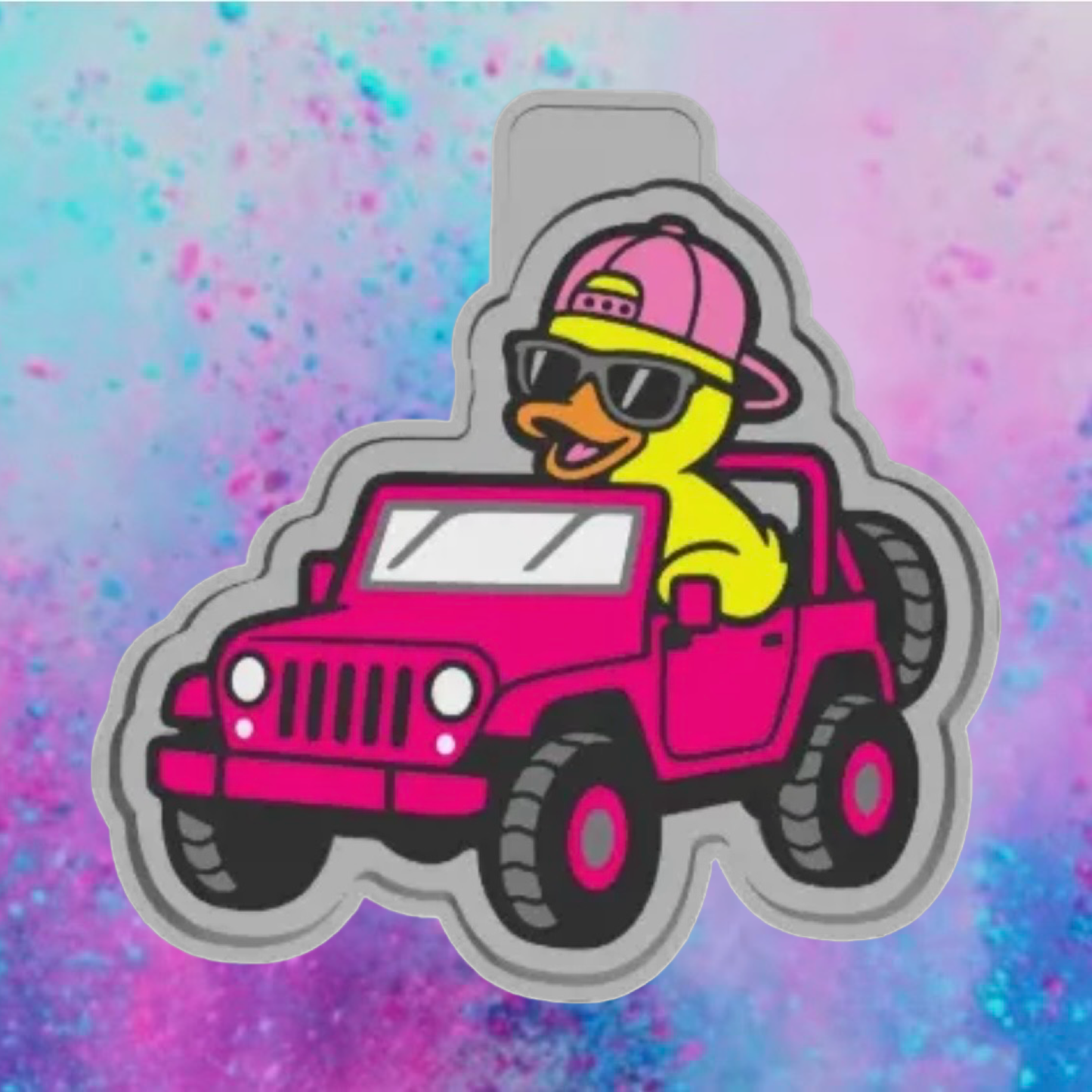 Duck driving off road freshie mold