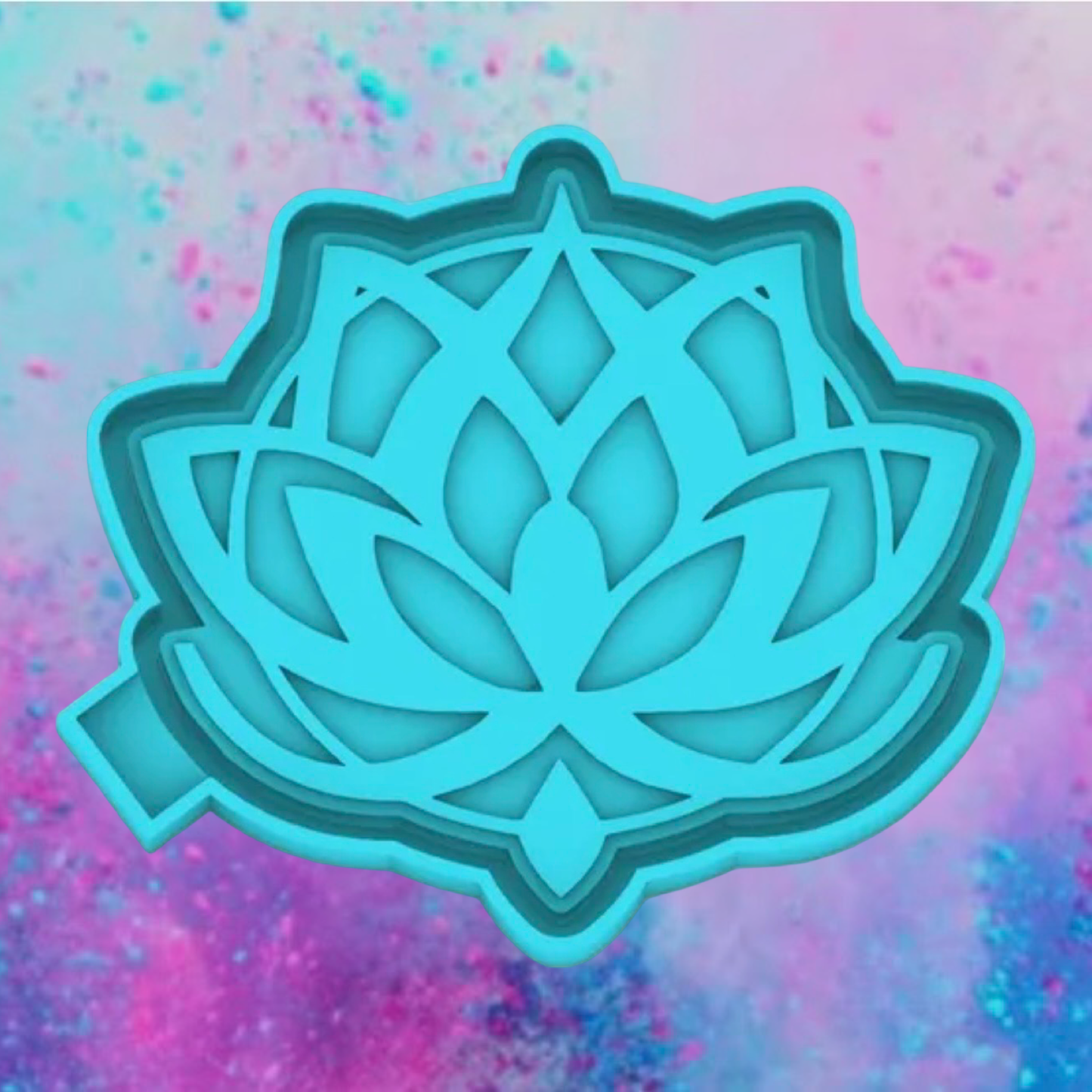 Lotus flower freshie mold