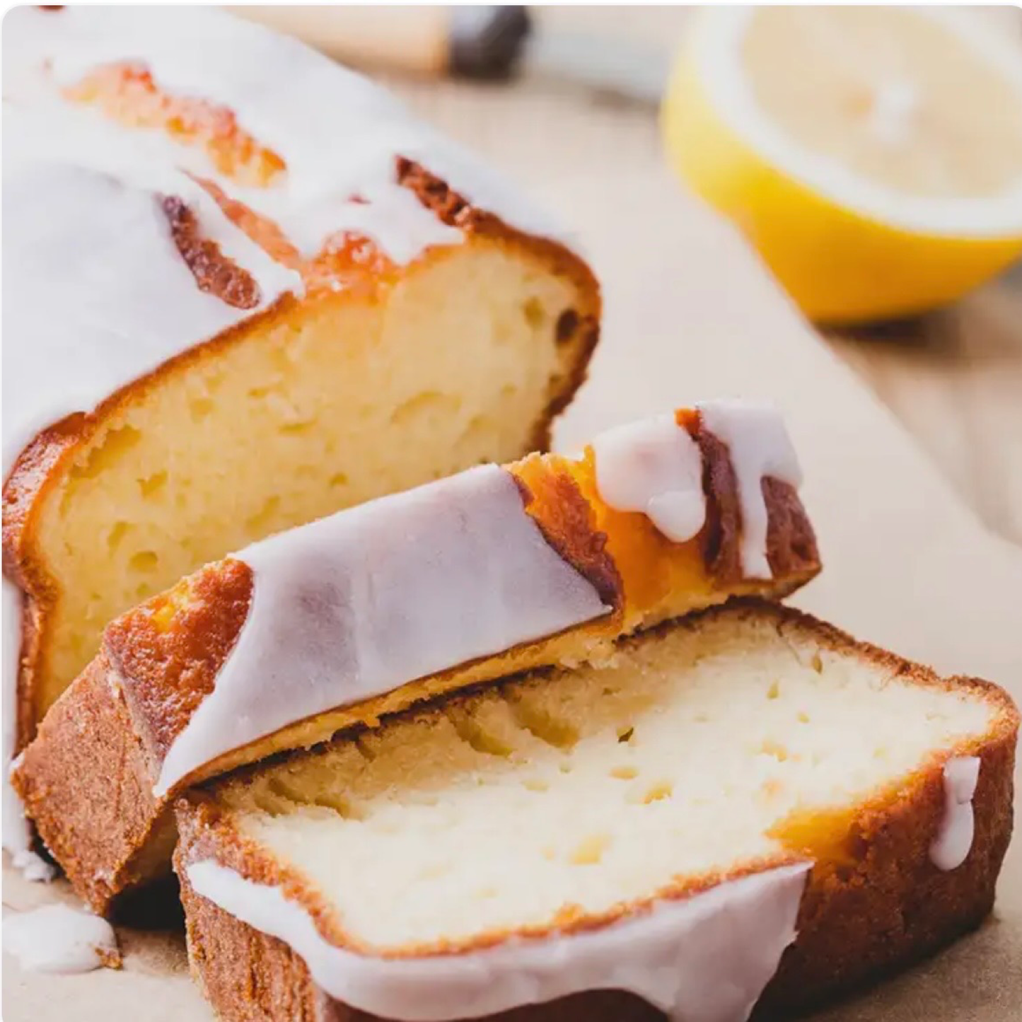 Lemon Poundcake scented aroma beads.