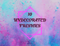 10 Mystery undecorated freshies
