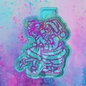 Kissing Santa car freshie mold.