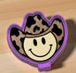 Cowboy smiley face car freshie mold.