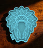 Indian head dress car freshie mold.
