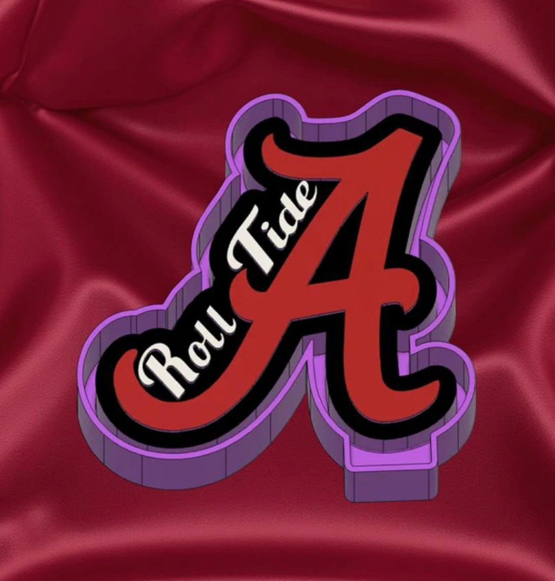 Roll Tide car freshie mold.