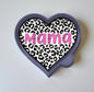 MAMA leopard print heart car freshie mold.
