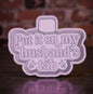 Put it on my husband tab car freshie mold.