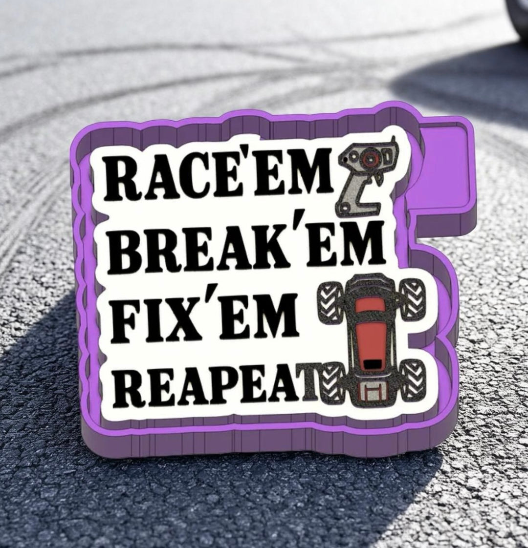 Race’em car freshie mold.