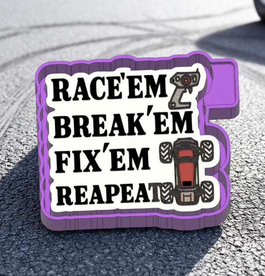Race’em car freshie mold.