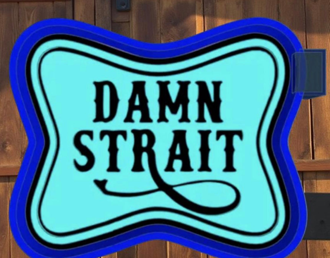 Damn Strait car freshie mold.