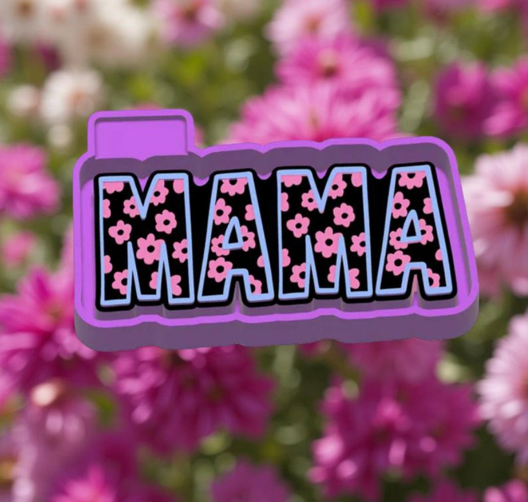 Flower MAMA car freshie mold.