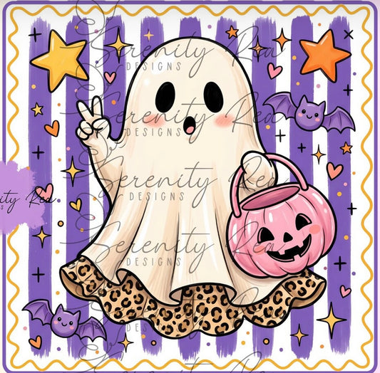 Ghost square cardstock