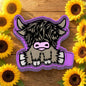 Cute highland cow car freshie mold.