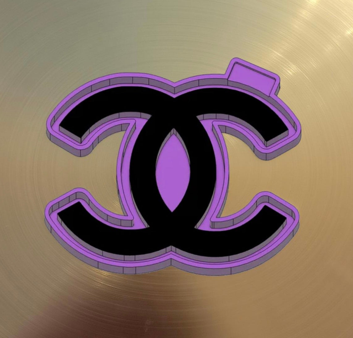 Chanel car freshie mold.