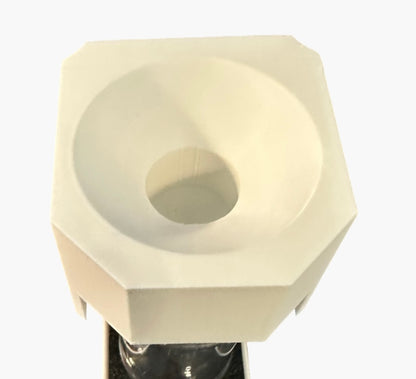 3D Printed Glitter funnel. Holds 2 or 3 oz bottles b