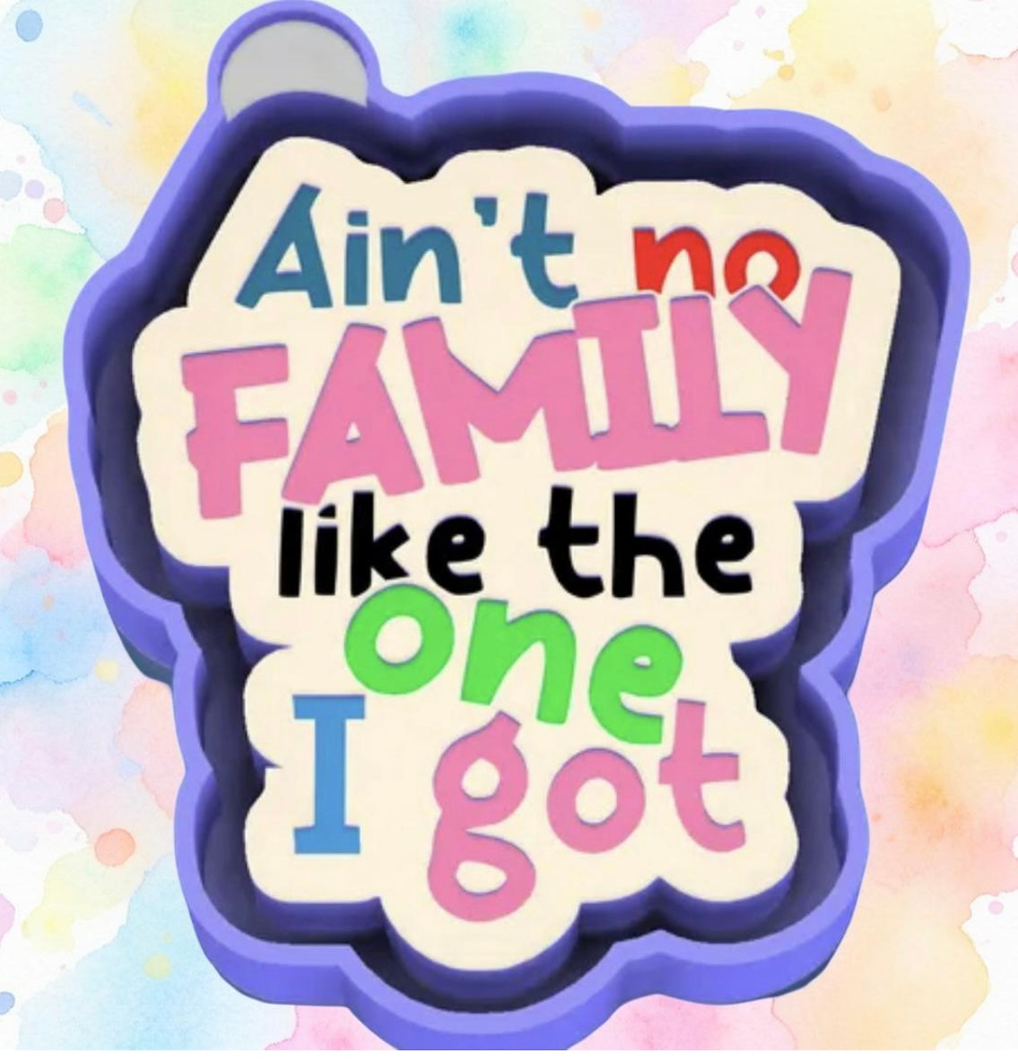 Family I got car freshie mold.