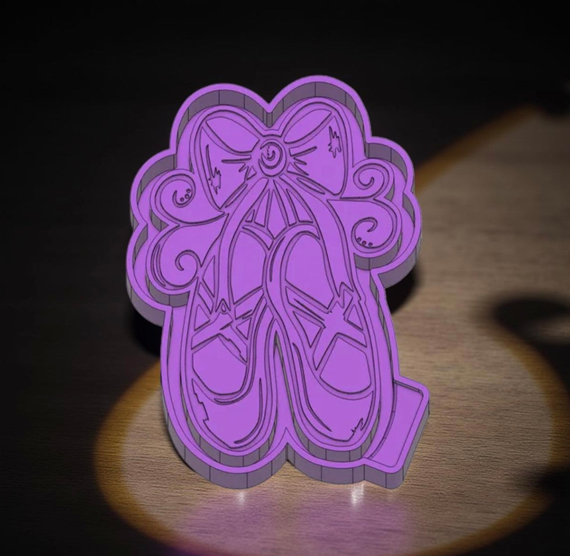 Ballerina shoes car freshie mold.