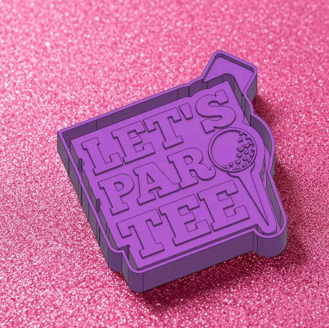 Let’s Par Tee car freshie mold.