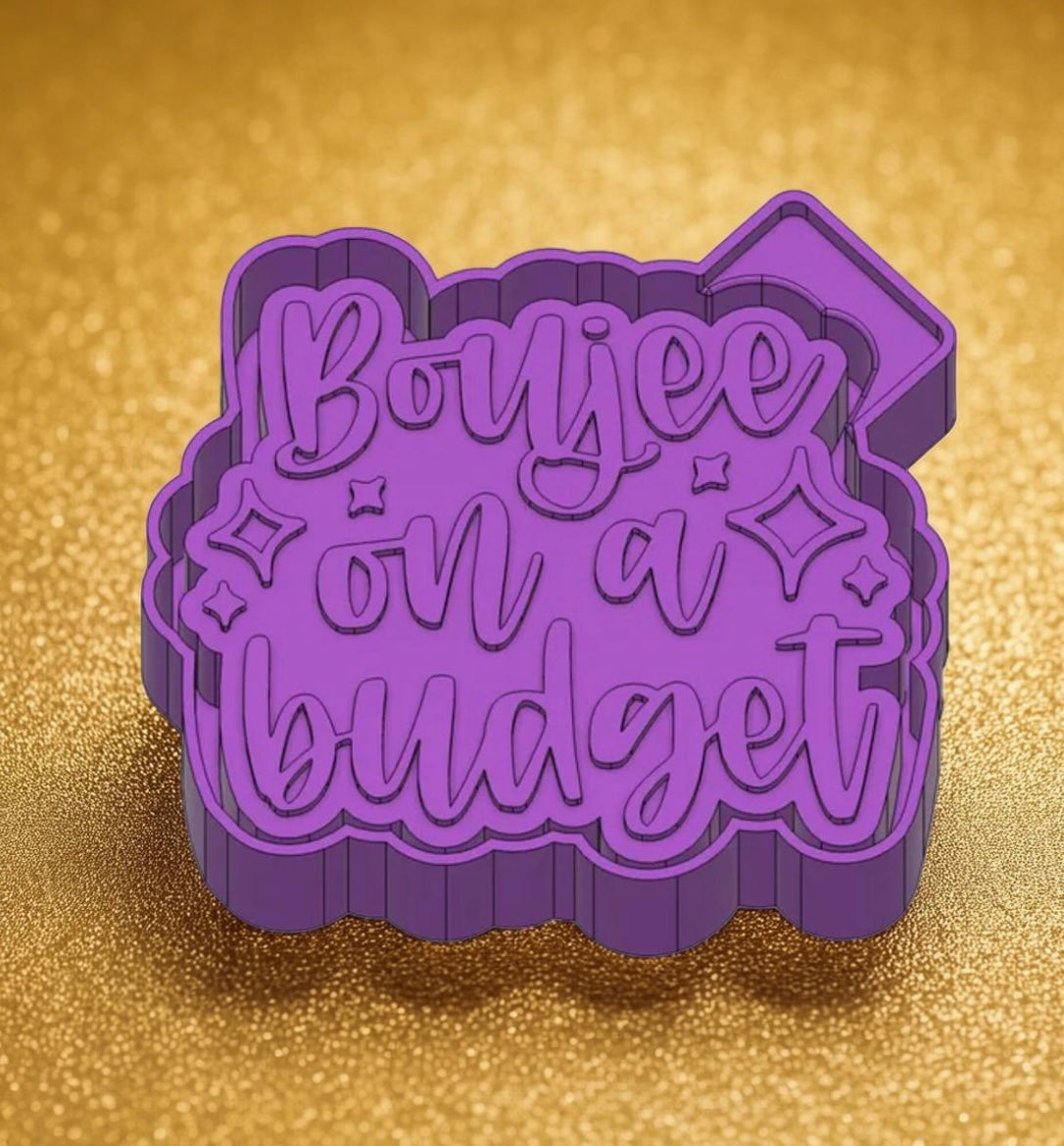 Boujee on a Budget car freshie mold.